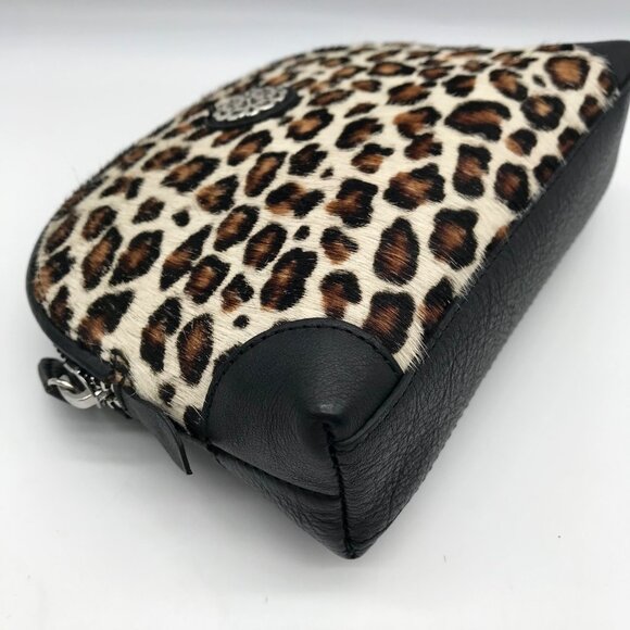 Brighton Brown Leopard Fur Convertible Crossbody - Picture 9 of 11